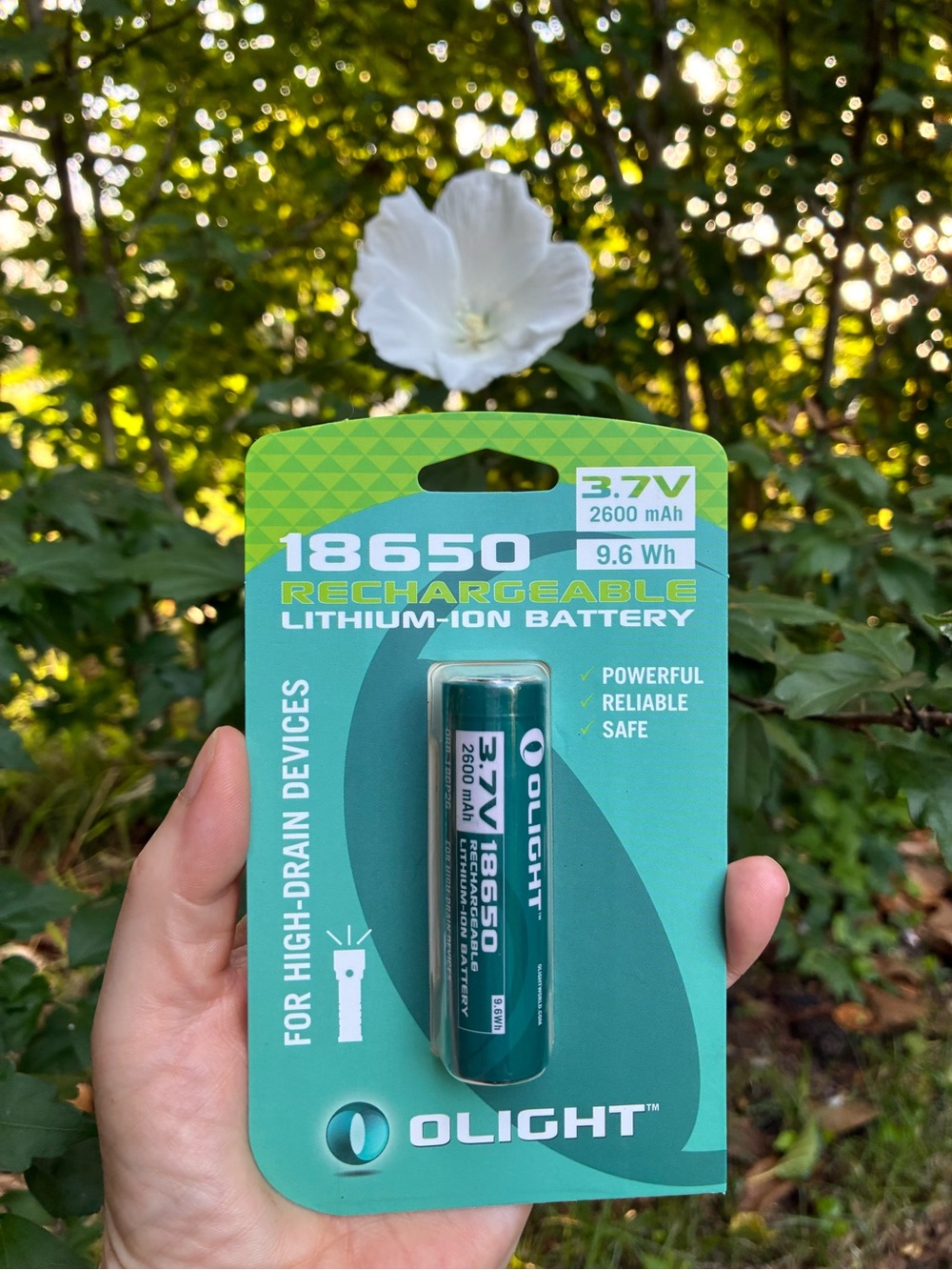 🔋18650 3.7V 2600mAh Rechargeable Lithium Battery - Teal
